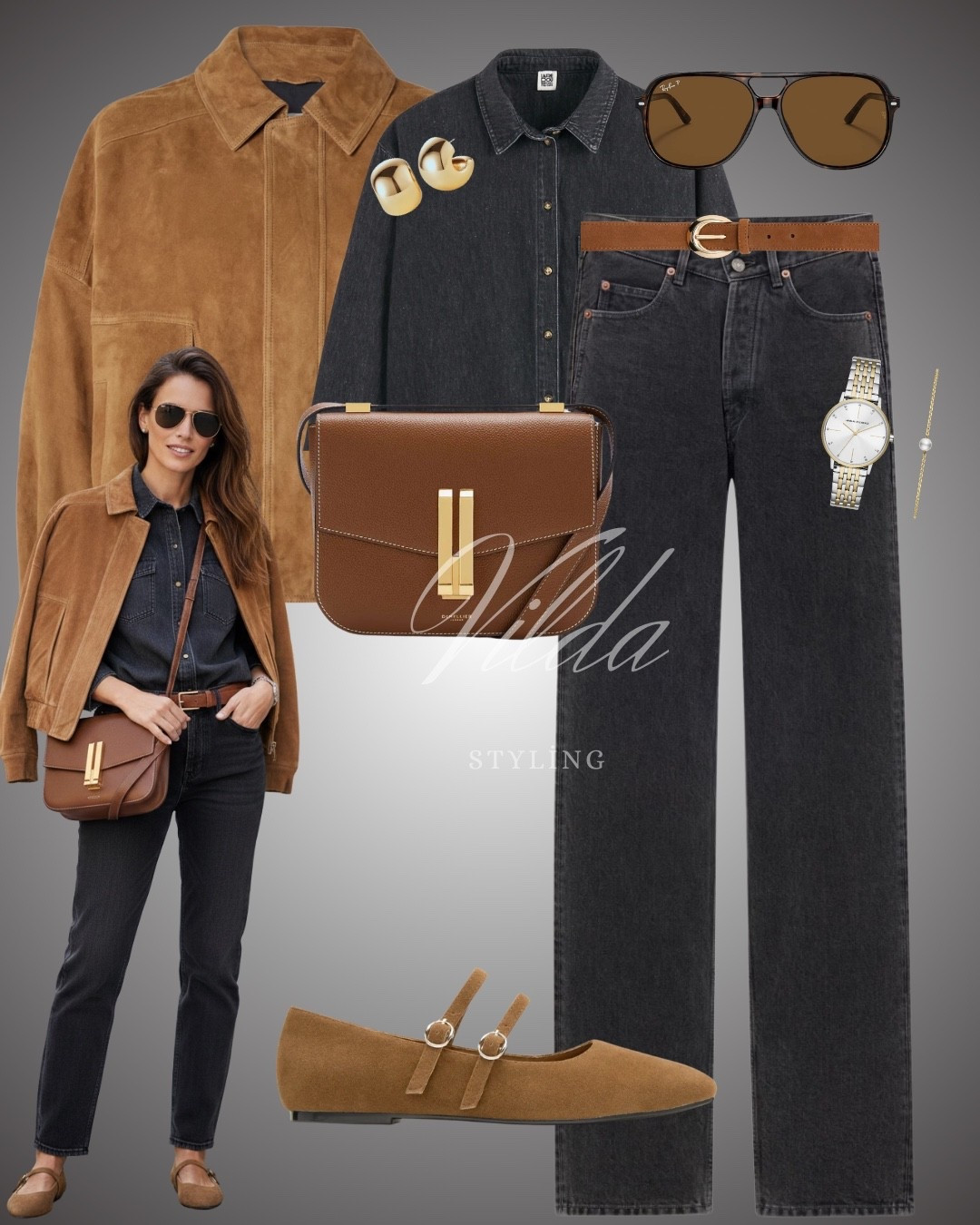 Effortlessly chic in warm suede and dark denim 🤎✨
Classic layers, timeless accessories, and the perfect everyday polish. #chicstyle #LTKEdit #EverydayLuxury


#LTKstyletip #LTKspring #LTKFashionMonth