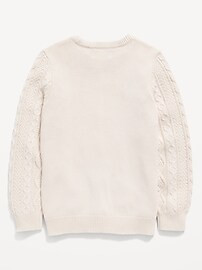 Cable-Knit Crew-Neck Sweater for Boys | Old Navy (US)