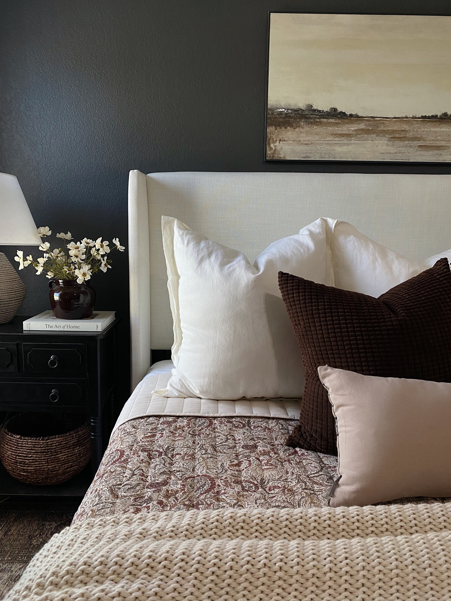 Shop my bedding! Mainly a mix of Target and Amazon 🤎

