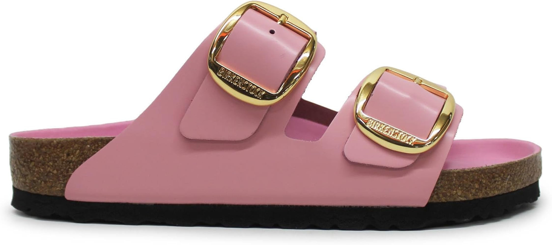 Birkenstock Unisex Arizona Big Buckle Patent Leather Sandals | Amazon (US)