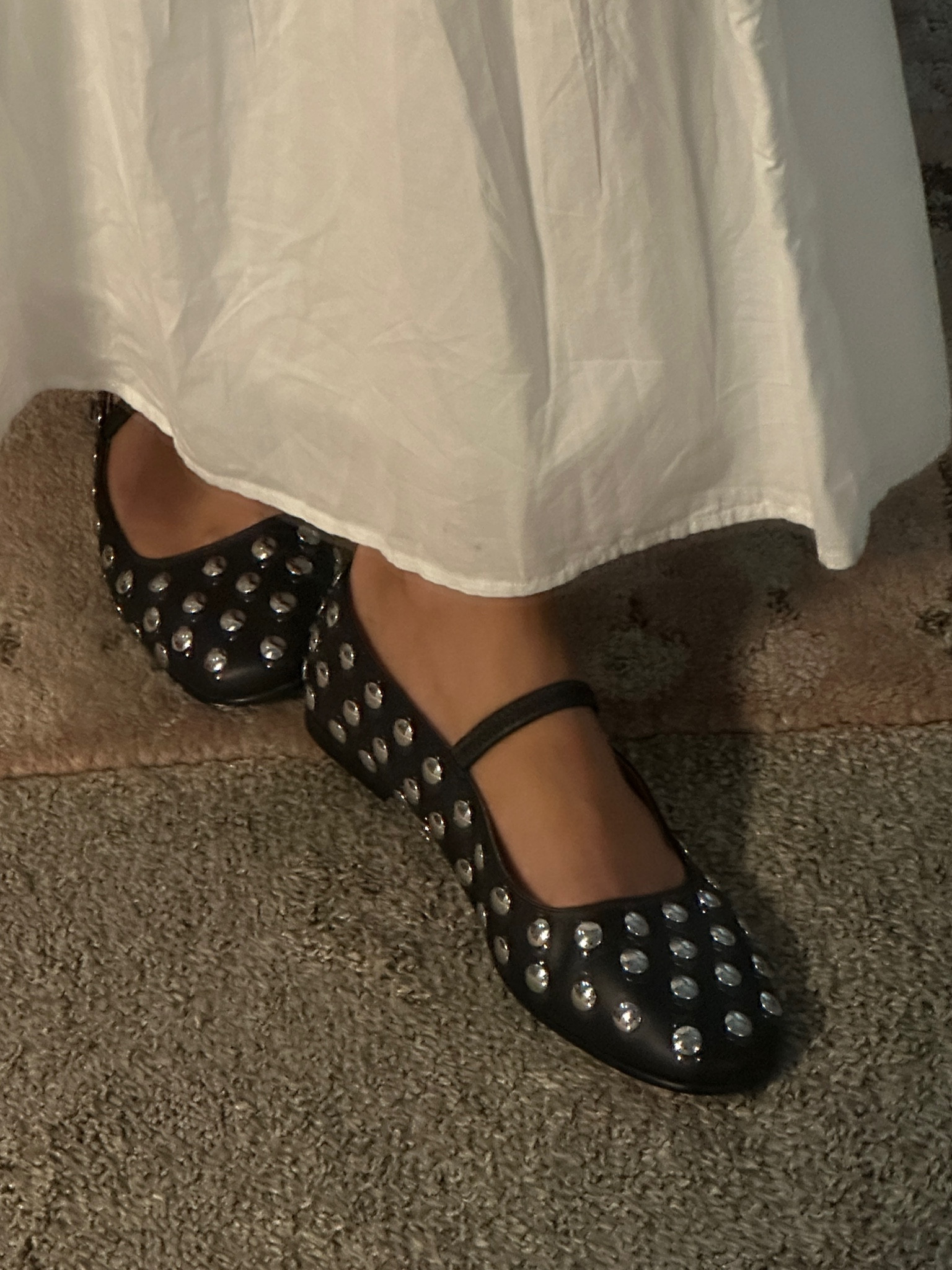 Cutest shoes! So comfy! Comes in many colors with and without studs! 