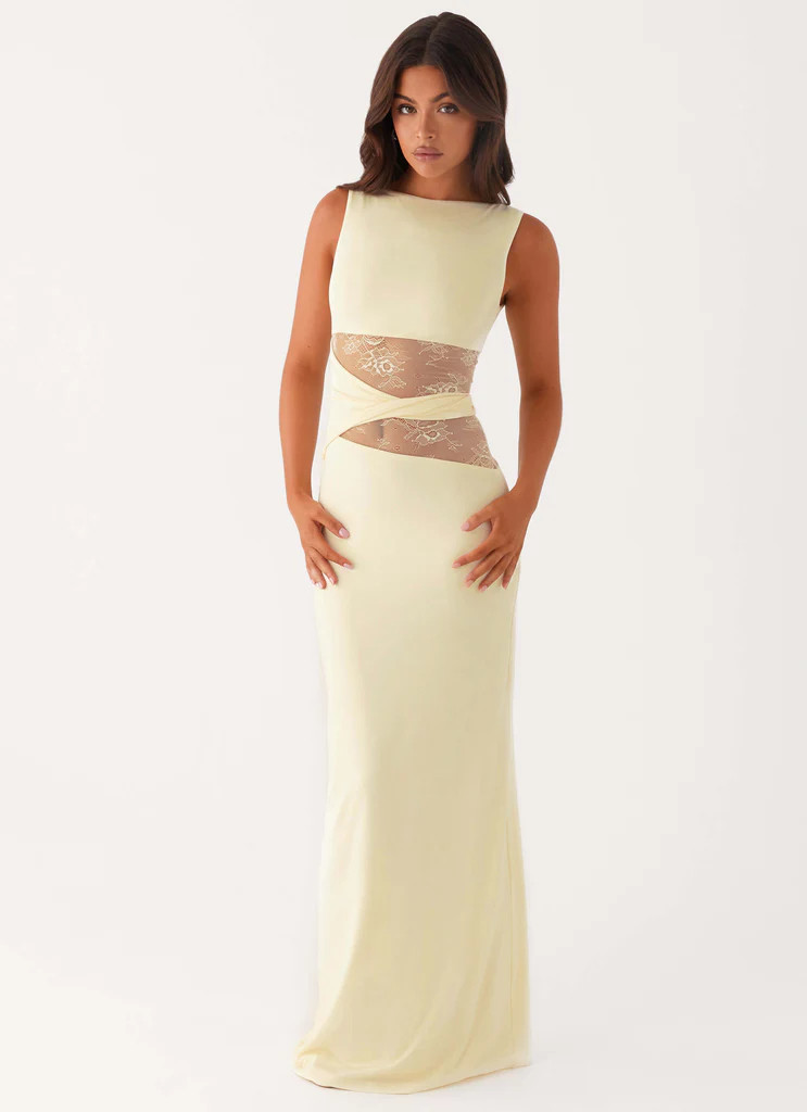 Karma Maxi Dress - Yellow | Peppermayo (Global)