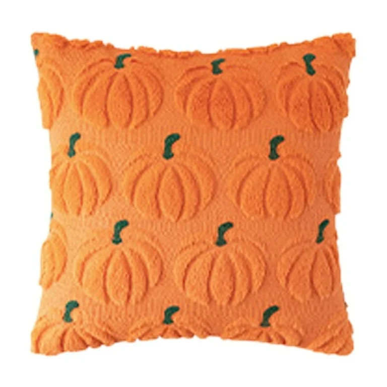 Plush 3D Pumpkin Throw Pillows Cover- Fall/Halloween/Thanksgiving Decor, Cozy Textured Cushions f... | Walmart (US)
