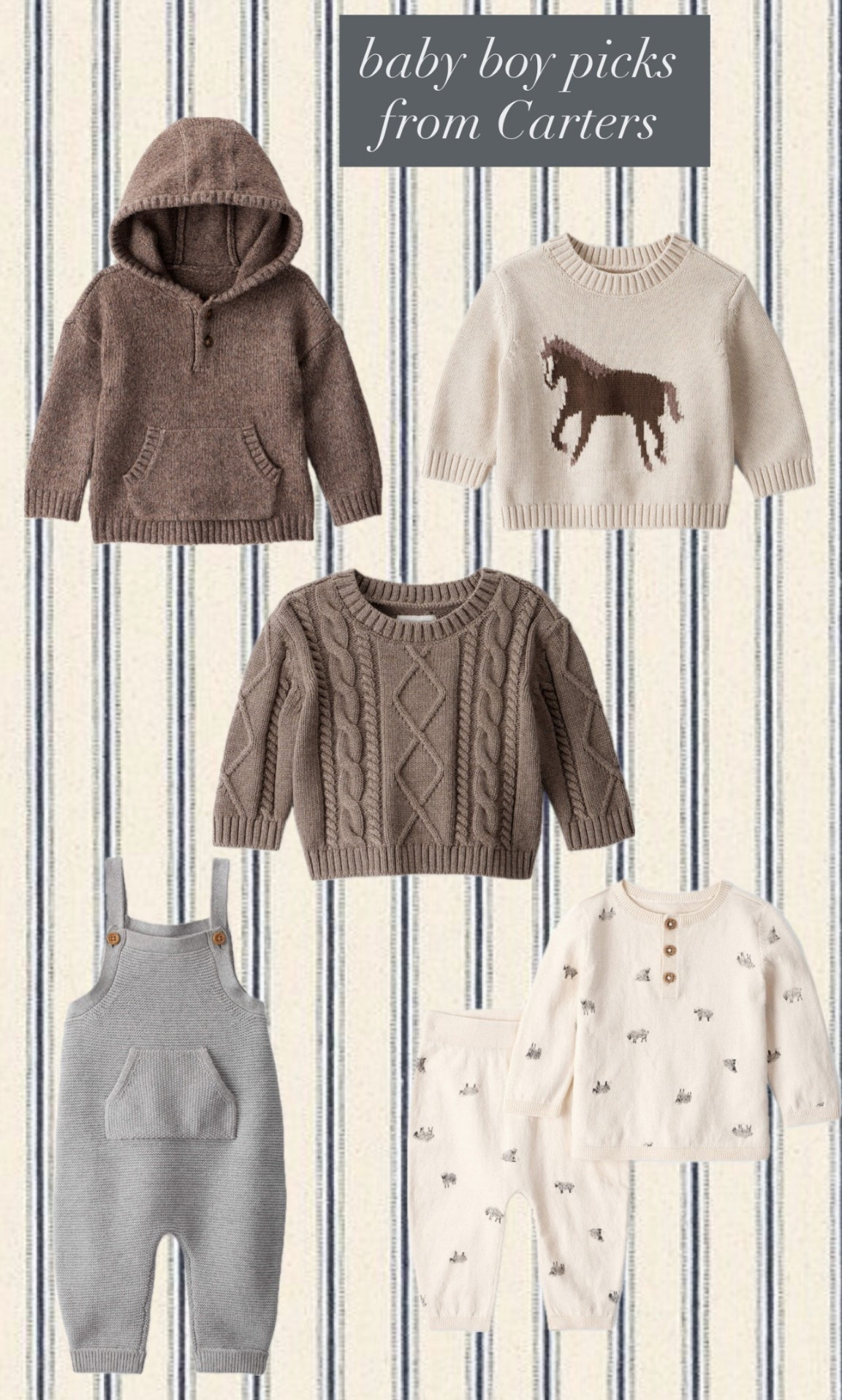 Cute & cozy baby boy clothing from Carters all on sale for cyber Monday 

#LTKGiftGuide #LTKBaby #LTKCyberWeek