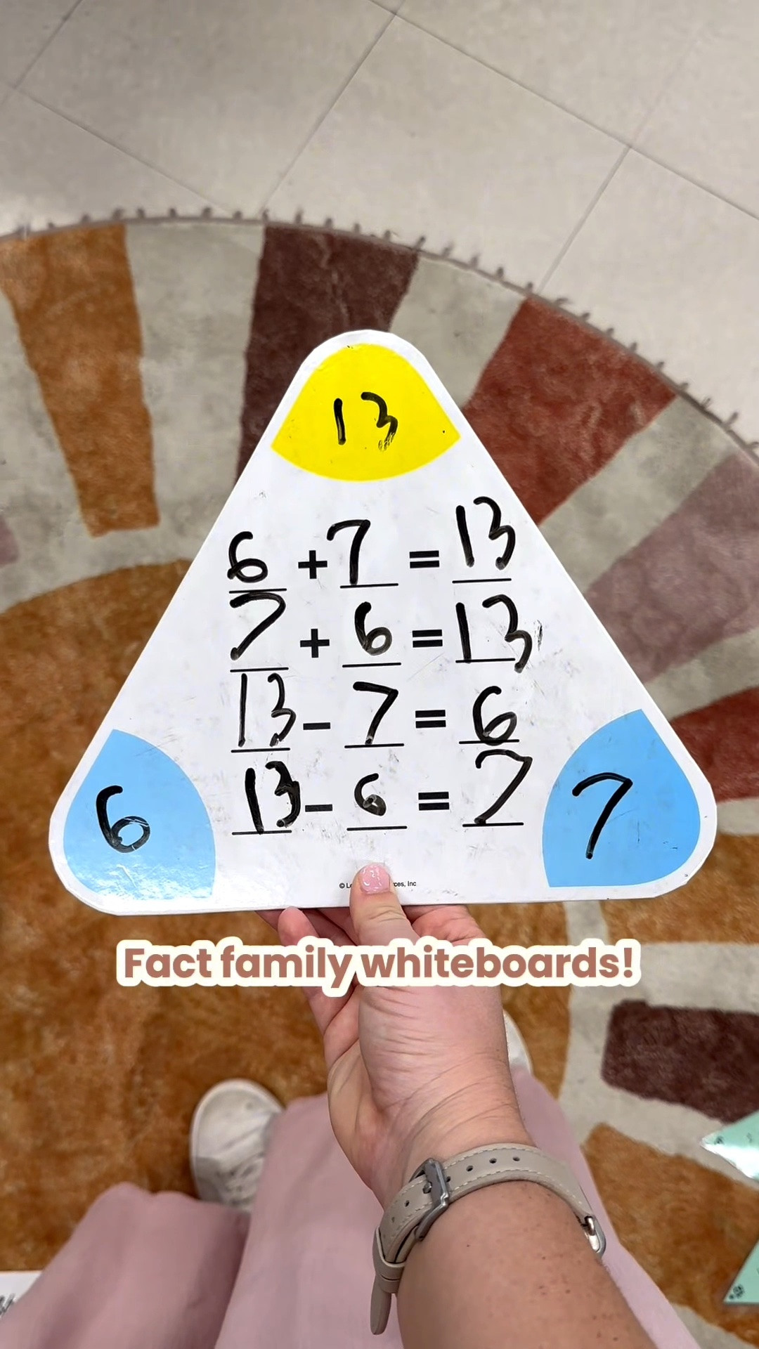 Fact family whiteboards are so much fun! They are double sided with addition and subtraction on one side and multiplication and division on the other. They make math lessons so interactive and fun!

#LTKdayinmylife #LTKKids