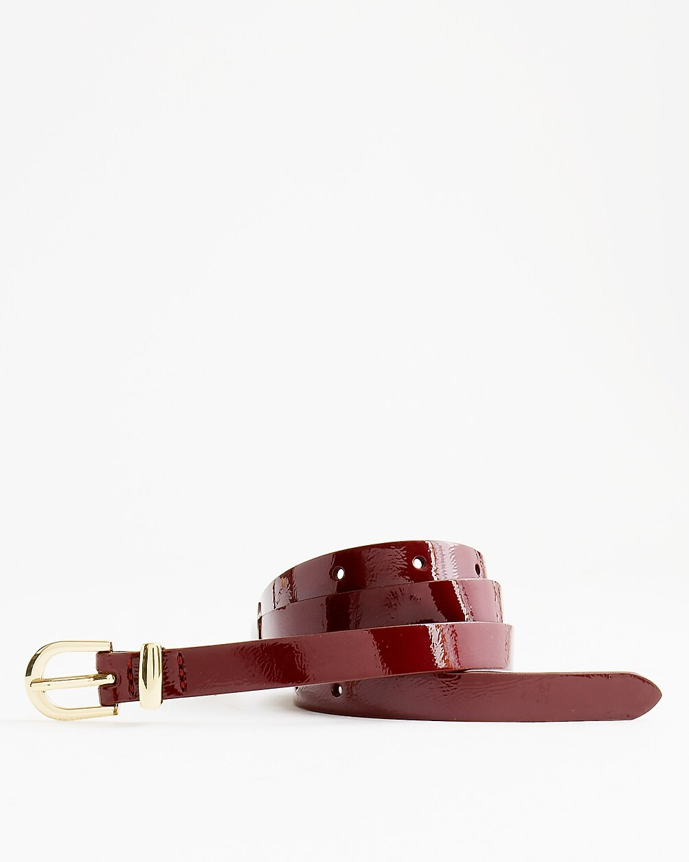 Oval-buckle shiny belt | J.Crew Factory