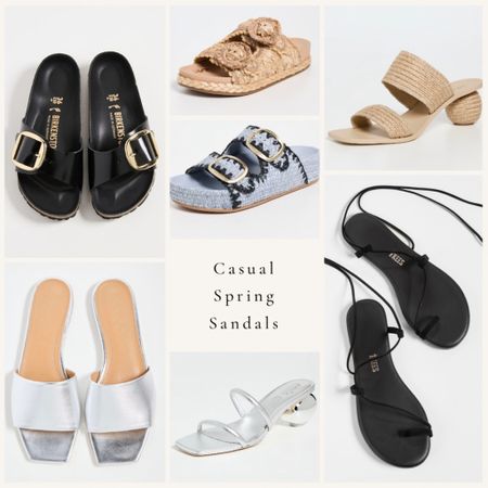Warm weather is around the corner in New England! Get your pedicures ready for these easy, neutral sandals that will go with everything #LTKstyletip