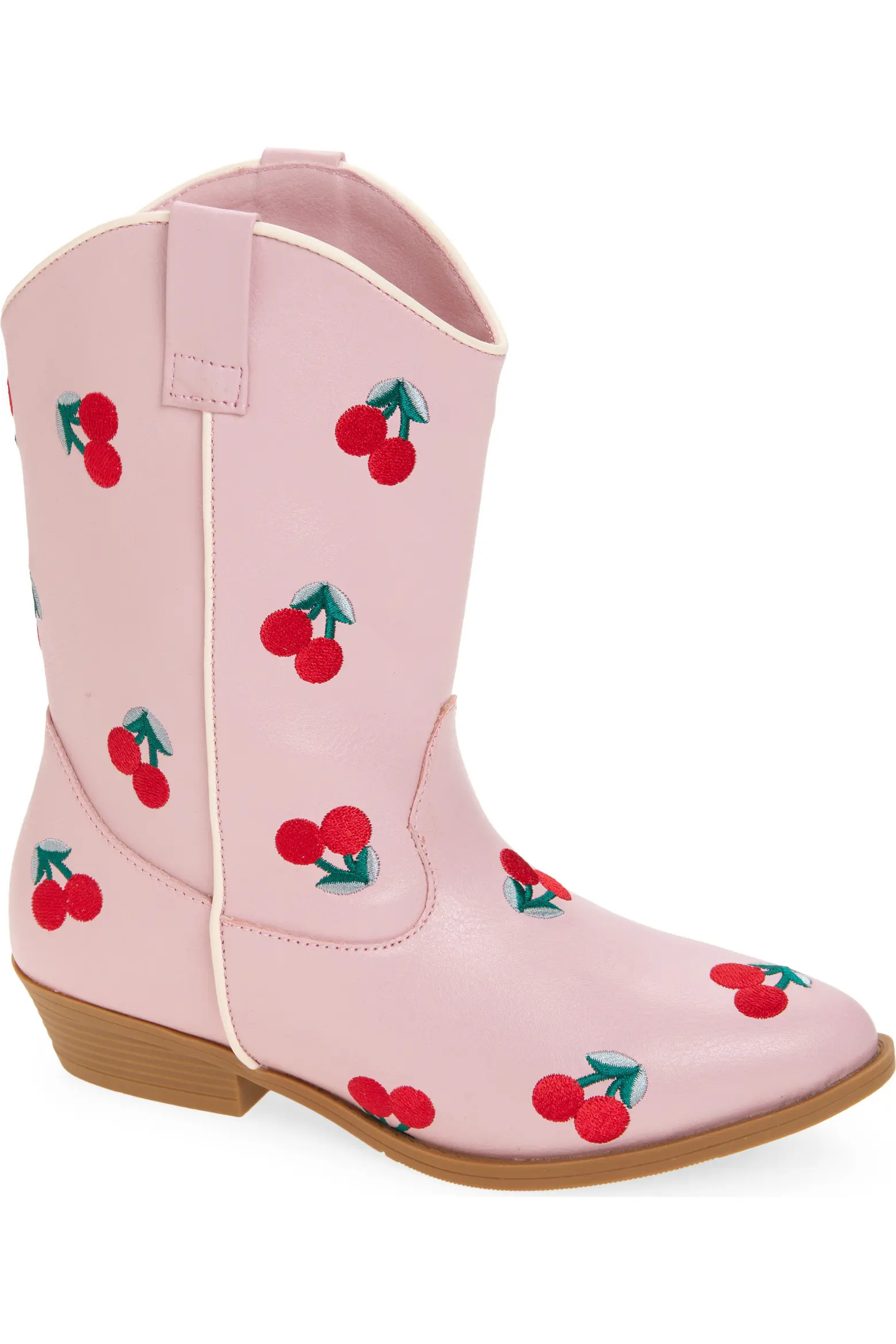 Kids' Cher Cherry Embroidered Western Boot (Women) | Nordstrom | Nordstrom