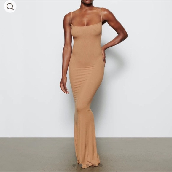 SKIMS Soft Lounge Long Slip Dress | Poshmark