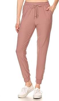 LA12ST Women's Juniors Soft Jogger Pants Drawstring Pockets | Amazon (US)