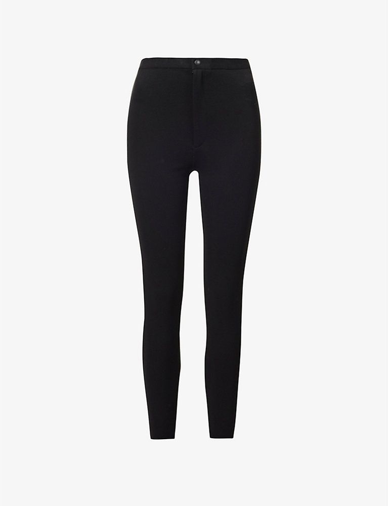 WARDROBE.NYC WARDROBE.NYC x Hailey Bieber fitted slim-leg high-rise stretch-woven leggings | Selfridges