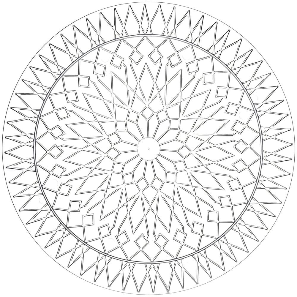 Clear Round Cake Platter - 13" | 1 Plastic Serving Platter and Tray for Party Catering, Perfect L... | Amazon (US)