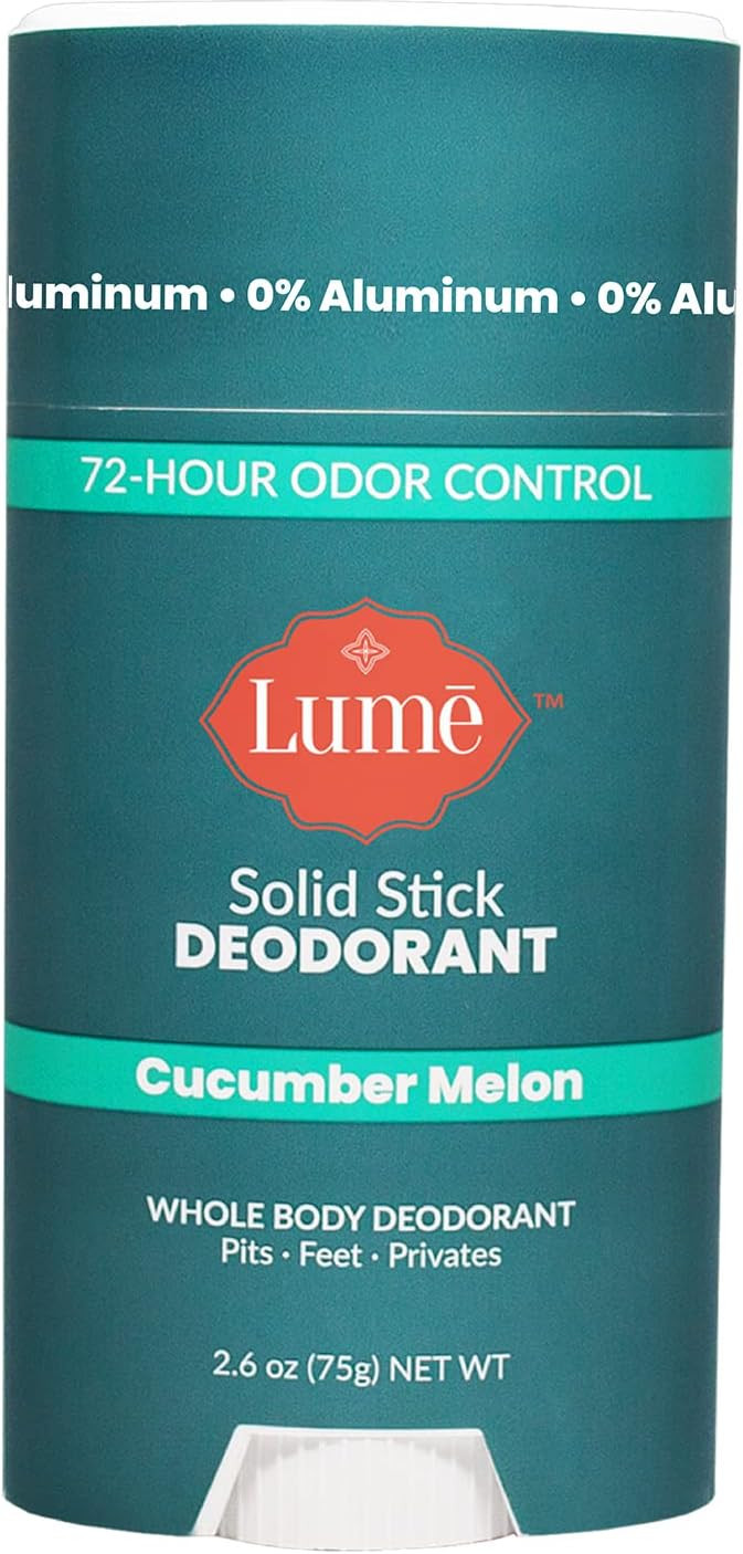 Lume Natural Solid Deodorant Stick - Whole Body Deodorant - Aluminum-Free, Baking Soda-Free, Hypoall | Amazon (US)