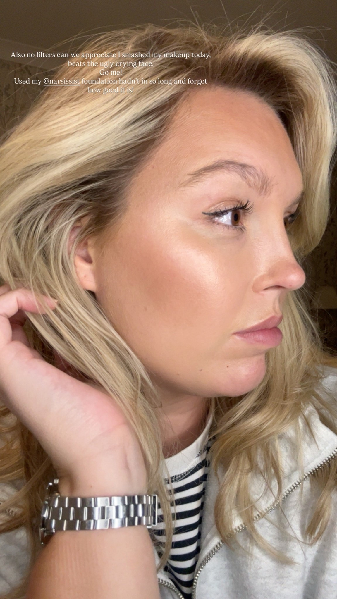 Forgot how great the Nars foundation is! No filters 

#LTKbeauty #LTKeurope #LTKuk