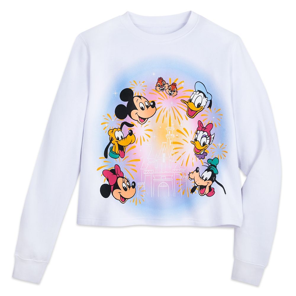 Mickey Mouse and Friends Fantasyland Castle Pullover Sweatshirt for Women | Disney Store