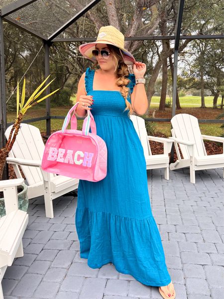 Soma Bra Dress; wearing size small and I’m a 34C #BraDress #SomaPartner

Sparklbands code HALEYP to save

Beach bag tote bag

Straw beach hat with chinstrap 

Wedding guest dress, built in bra, spring break outfits, summer vacation outfit, Florida dresses, maxi dresses with pockets 


#LTKwedding #LTKtravel #LTKstyletip