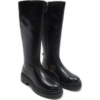 'Bond' Knee High Black Leather Boots | Debenhams UK
