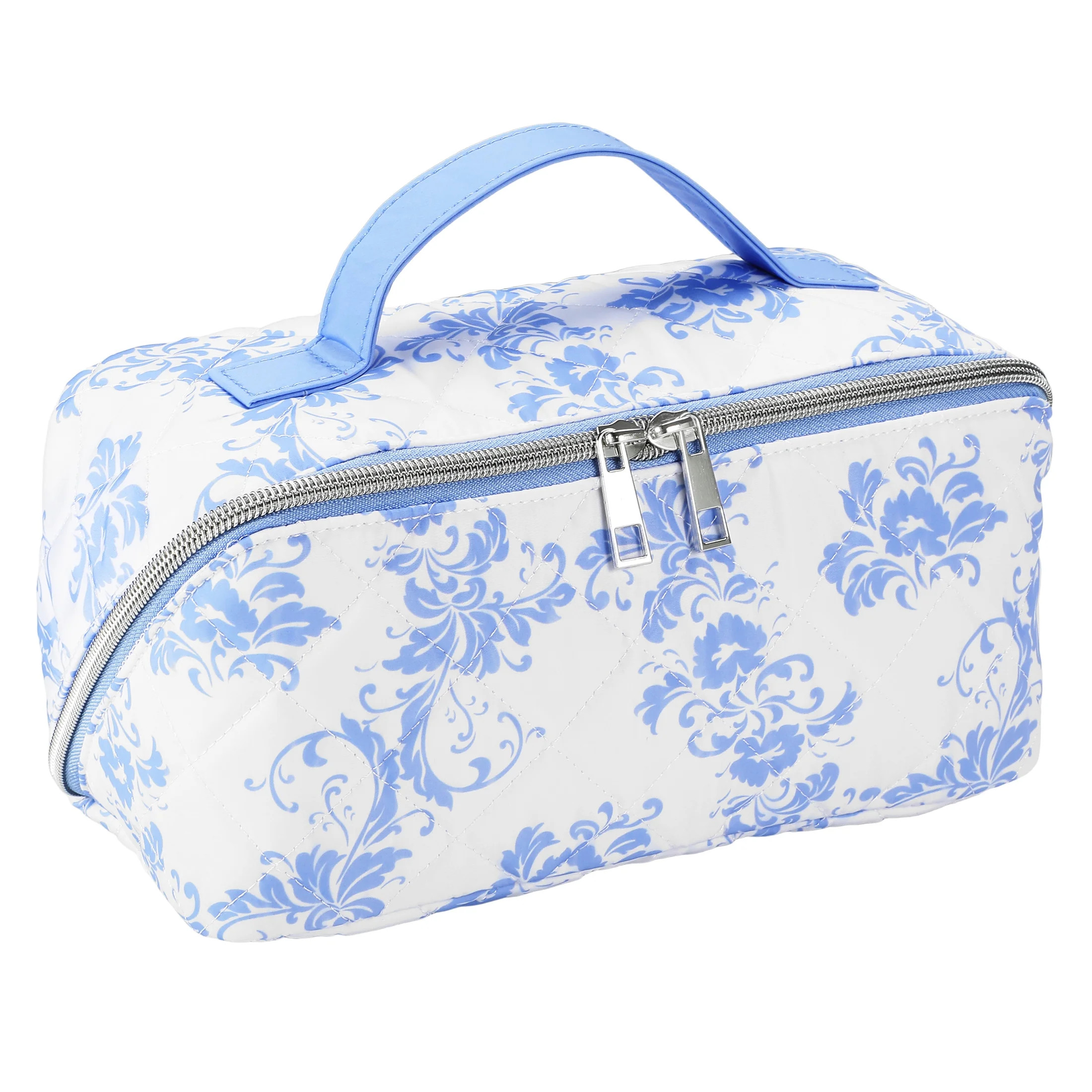 Cosmetic Bag for Travel and Makeup, Cosmetic Bag for Women Zipper Pouch Travel Cosmetic Organizer... | Walmart (US)