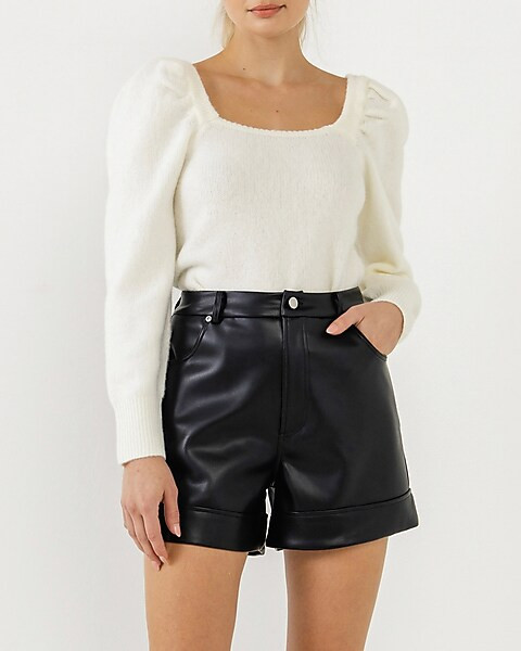 Endless Rose Puff Sleeve Sweater | Express