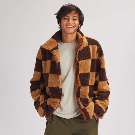 MTN Checker Sherpa Full-Zip Jacket - Men's | Backcountry
