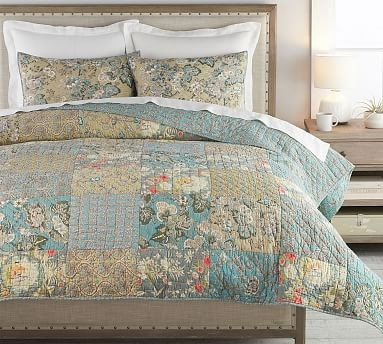 Neena Patchwork Cotton Quilt & Shams | Pottery Barn (US)