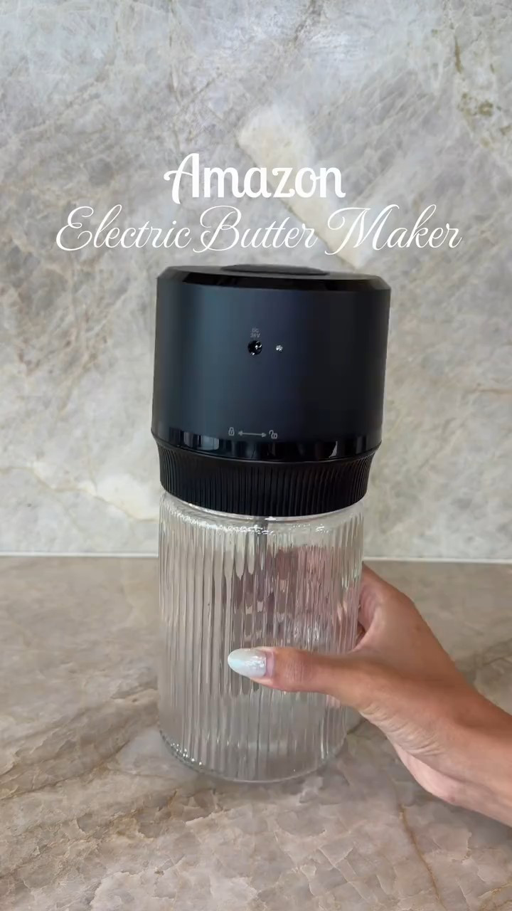 Get ready for creamy butter in no time with this electric butter churn! Perfect for quick and easy homemade butter. 🧈🌟

#LTKdayinmylife #LTKmomlife #LTKHome