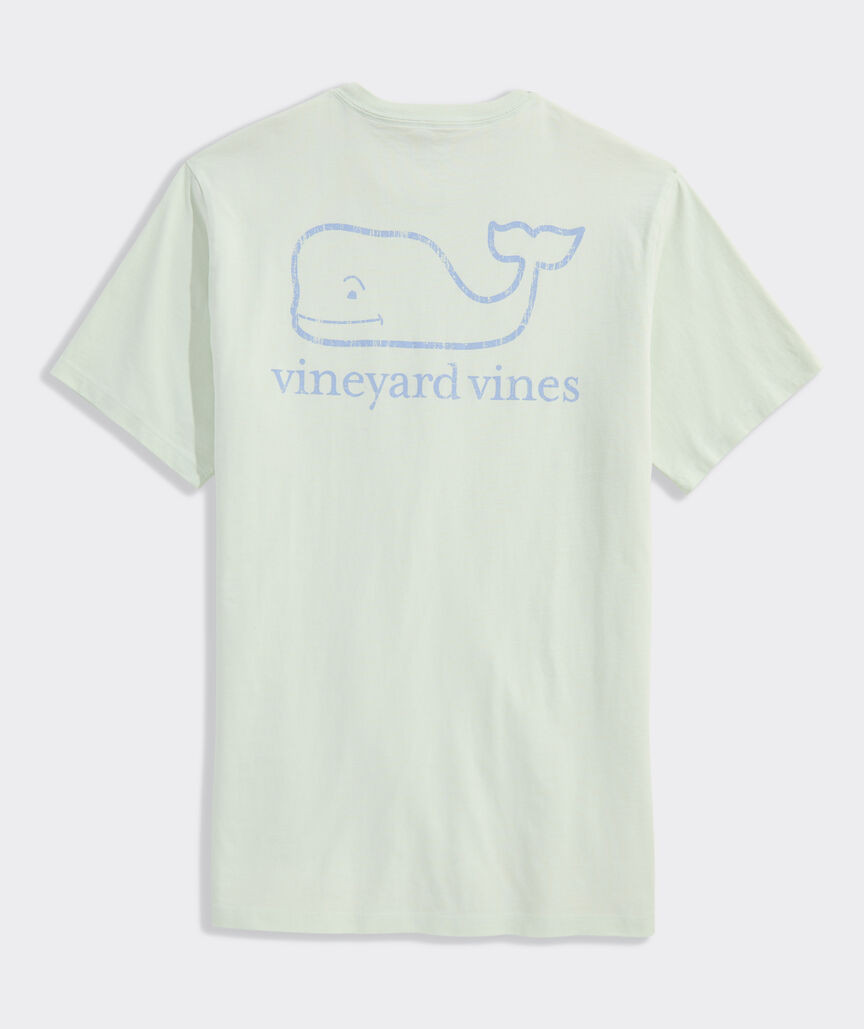 Two-Tone Vintage Whale Short Sleeve Pocket Tee | vineyard vines