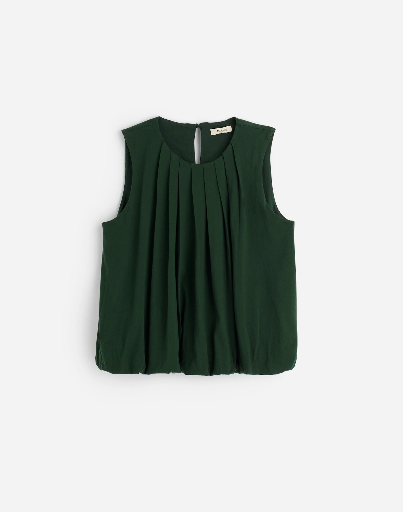 Sleeveless Crewneck Bubble Top | Madewell