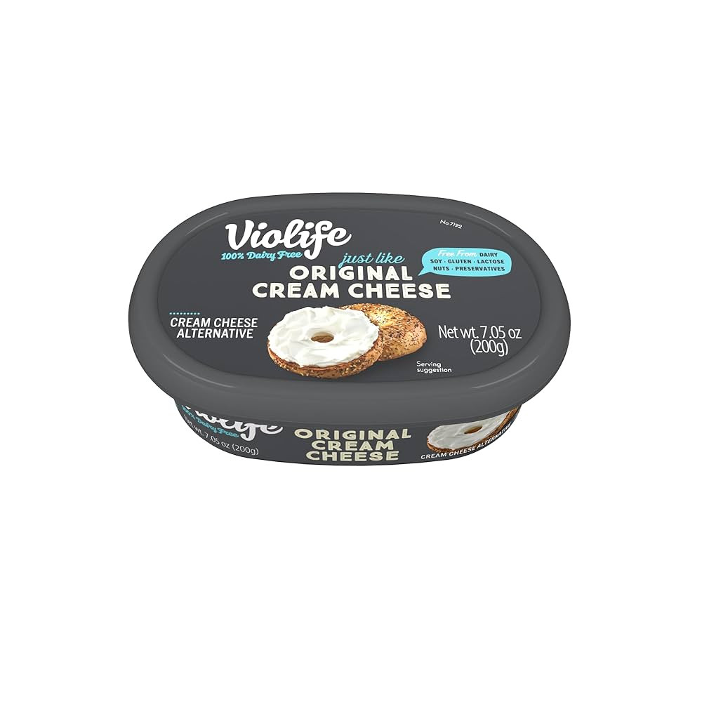 Violife VIOlife Just Like Cream Cheese Original, 7.05 oz Tub, 7.05 oz | Amazon (US)