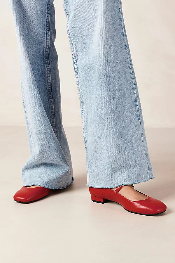 ALOHAS Por Do Sol Ballet Flat in Red, Women's at Urban Outfitters | Urban Outfitters (US and RoW)
