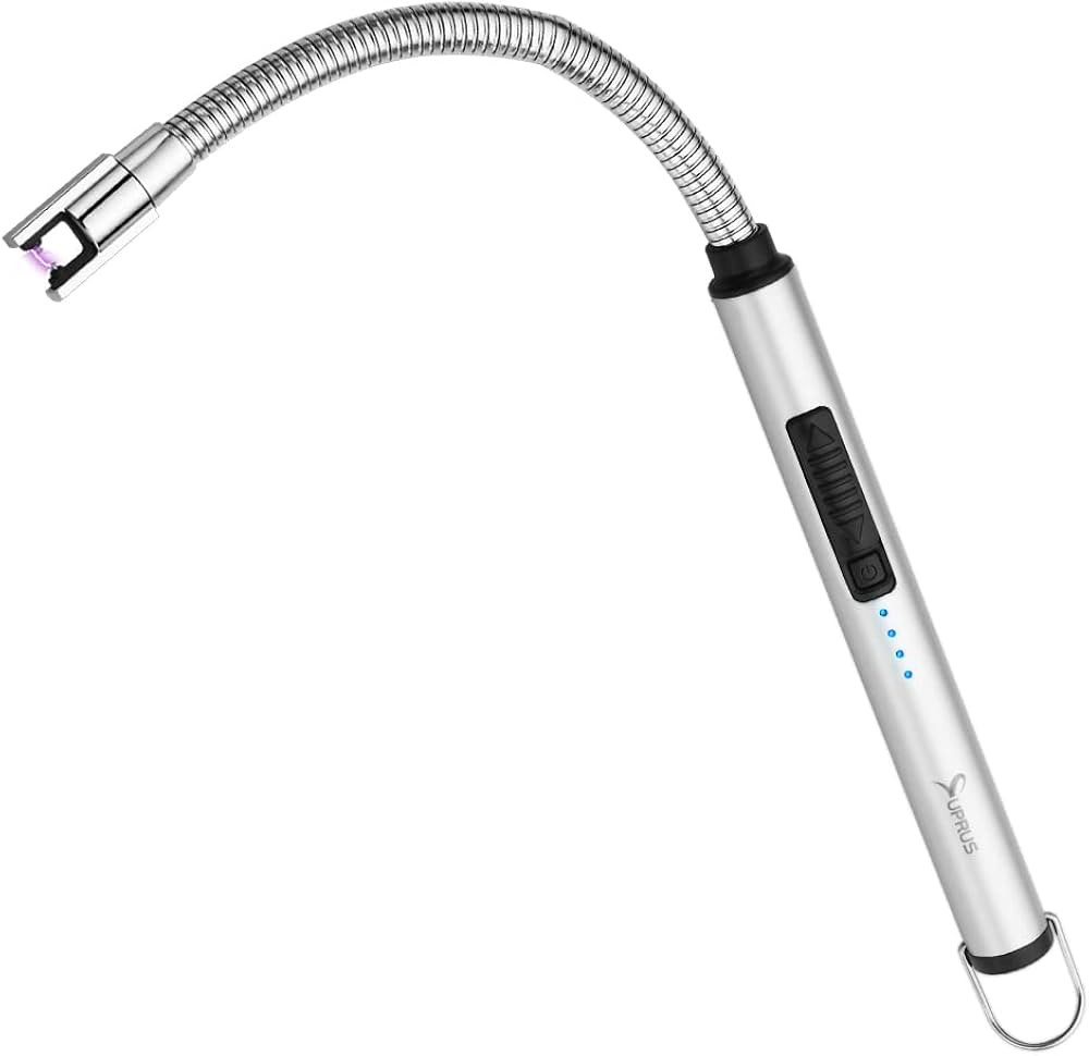 Candle Lighter SUPRUS Rechargeable Electric Arc Lighter Triple Safety Long Lighter Stainless Stee... | Amazon (US)