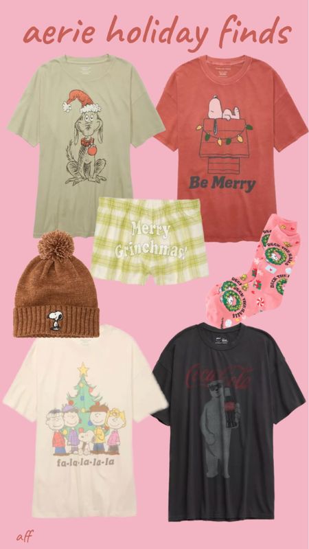 aerie holiday collection is available now! i love Christmas and these graphic tees are so soft and cute!
…………….
American Eagle graphic tee American Eagle boyfriend tee American Eagle holiday shirt aerie Christmas tee aerie graphic tee aerie oversized tee aerie boyfriend tee distressed tee Coca Cola tee Charlie Brown tee graphic tee Christmas graphic shirt christmas graphic tee boxer shorts grinch tee snoopy tee christmas socks holiday socks snoopy beanie brown beanie christmas outfit holiday tee holiday graphic tee aerie sweatshirt American Eagle sweatshirt aerie cozies cozy outfit comfy outfit Travel look christmas gift idea gift ideas for teens travel outfit 

#LTKSeasonal #LTKplussize #LTKHolidaySale