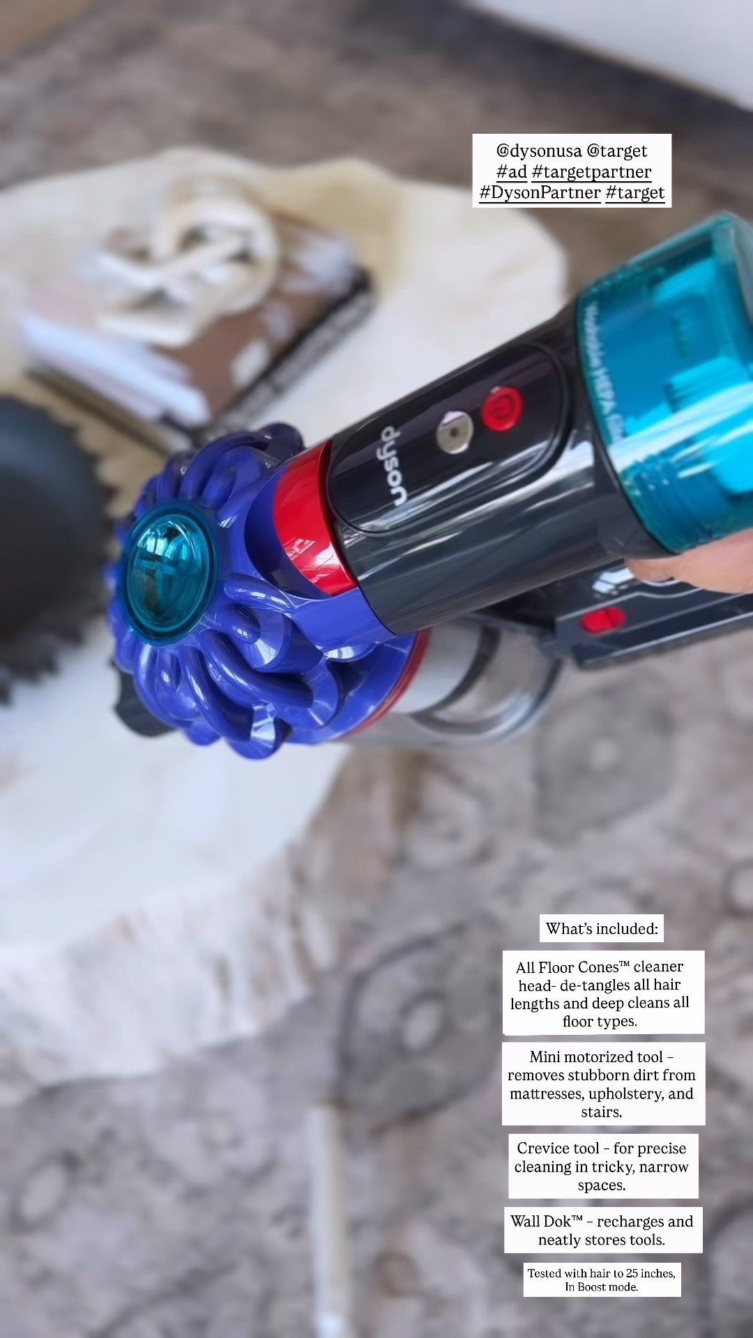#ad Simple daily habits that make home feel peaceful, clean, and functional. Less effort, cleaner floors, and one less thing on my to-do list 🤍✨ 

The new Dyson V10 Konical has quickly become a favorite for everyday cleaning. It de-tangles long hair up to 25 inches as it cleans and even illuminates hidden dust so you can see what you might otherwise miss. Busy mom approved 🙌 

You can find the Dyson V10 Konical at @Target 🛒 

@dysonusa @target #targetpartner #DysonPartner #target @shop.ltk #liketkit