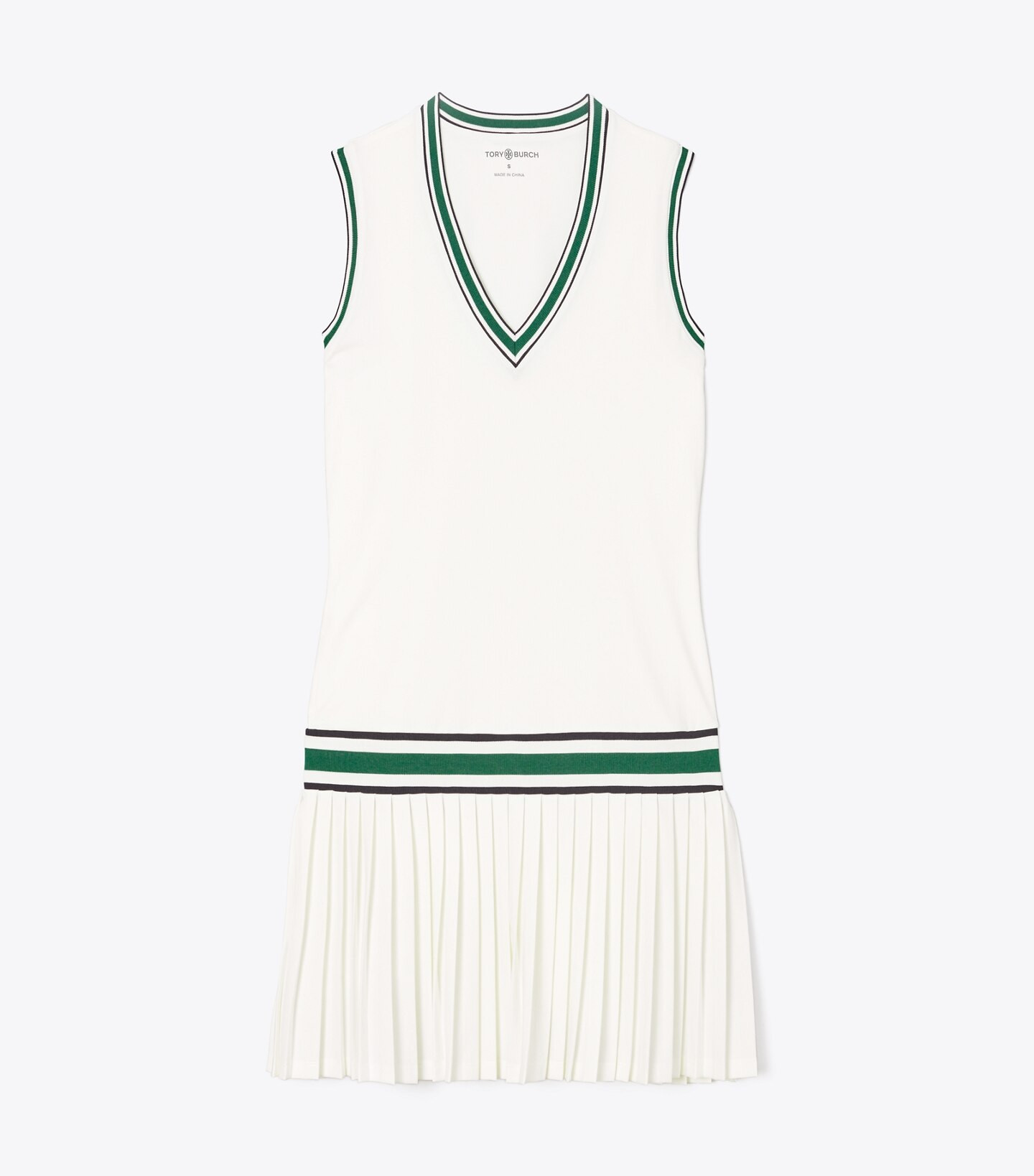 Performance V-Neck Tennis Dress: Women's Designer Dresses | Tory Sport | Tory Burch (US)