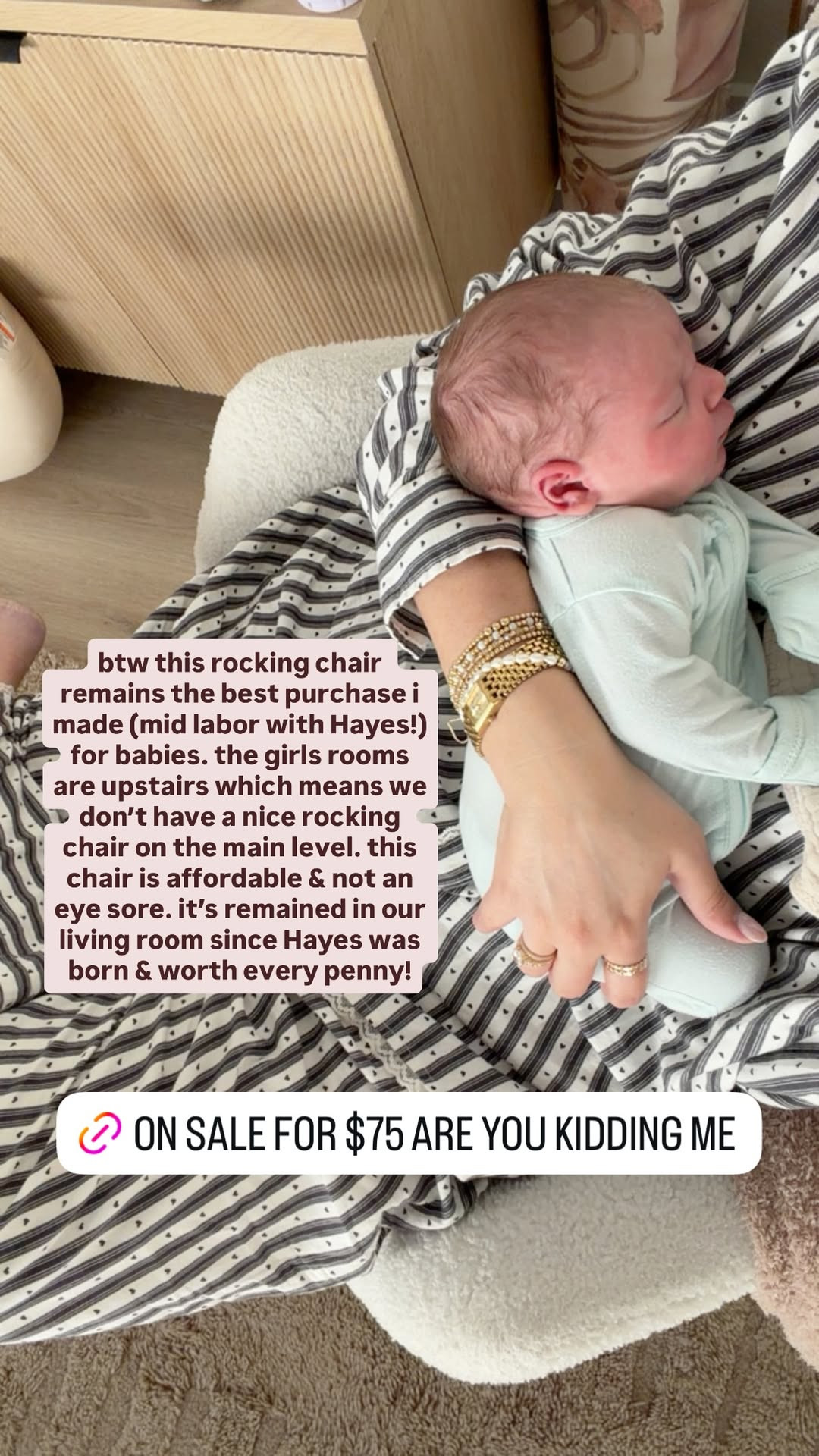 affordable rocking chair for nursery! <3  

 

#LTKmomlife #LTKBaby #LTKBump