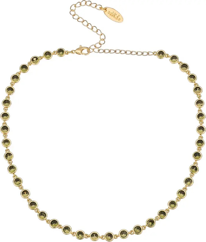 Cubic Zirconia Bezel Necklace | Nordstrom