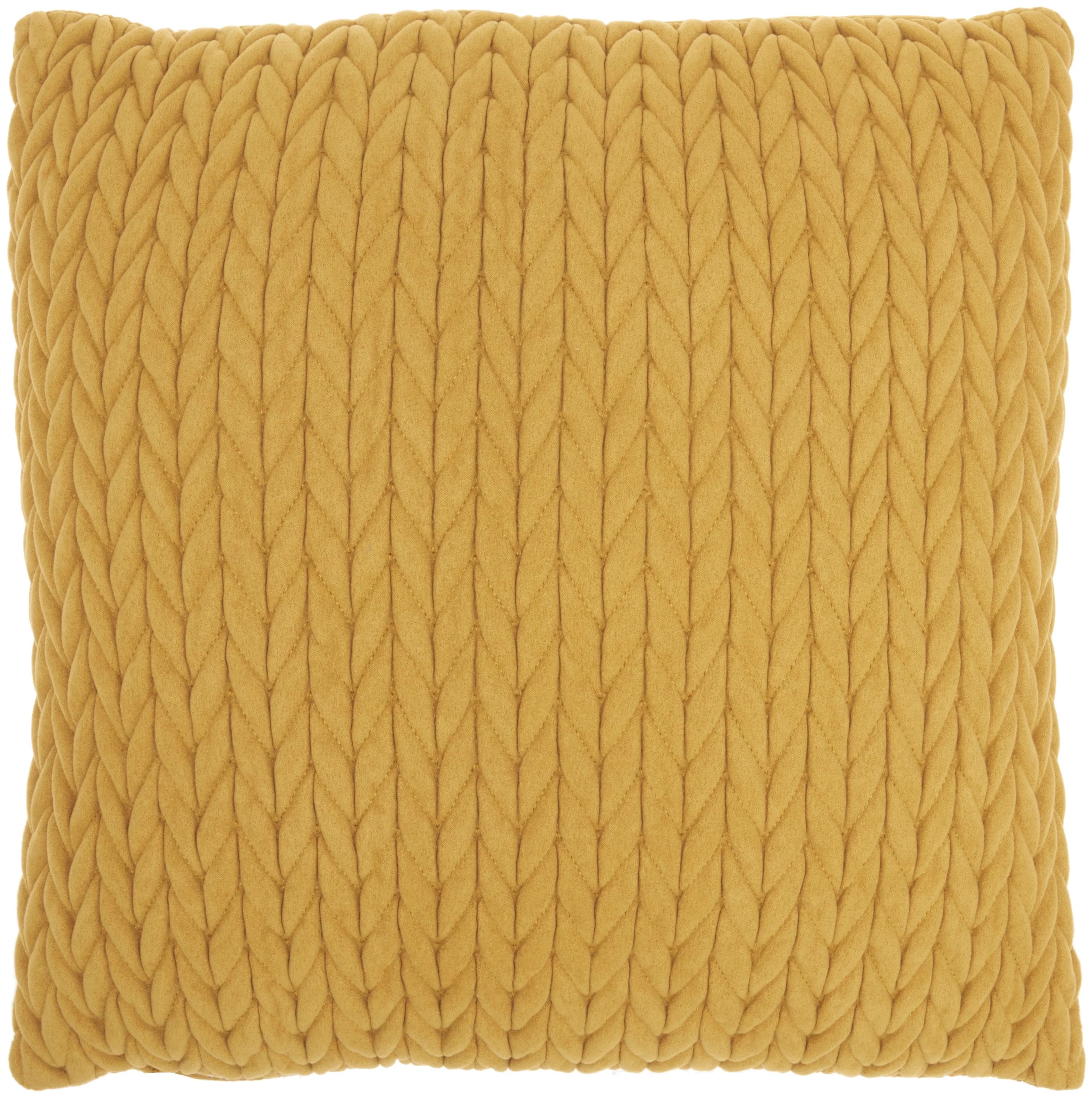 Nourison Life Styles Yellow Decorative Throw Pillow , 18" x 18" | Walmart (US)