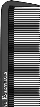 Professional 8.8 Inch Tail Comb - Black Carbon Fiber And Stainless Steel Pintail - Anti Static An... | Amazon (US)