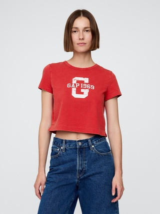 Organic Cotton VintageSoft Crop T-Shirt | Gap (US)