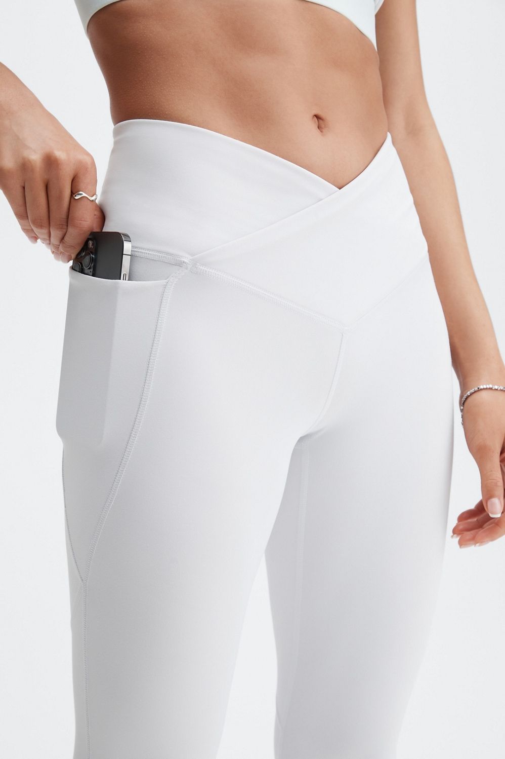 High-Waisted PureLuxe Crossover 7/8 | Fabletics