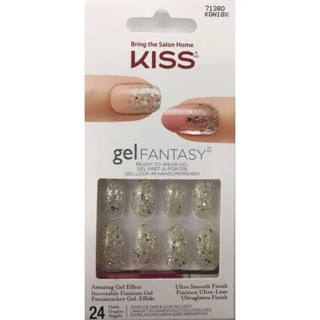 KISS Fantasy Gel Artificial Nail Kit, How We Do | Walmart (US)