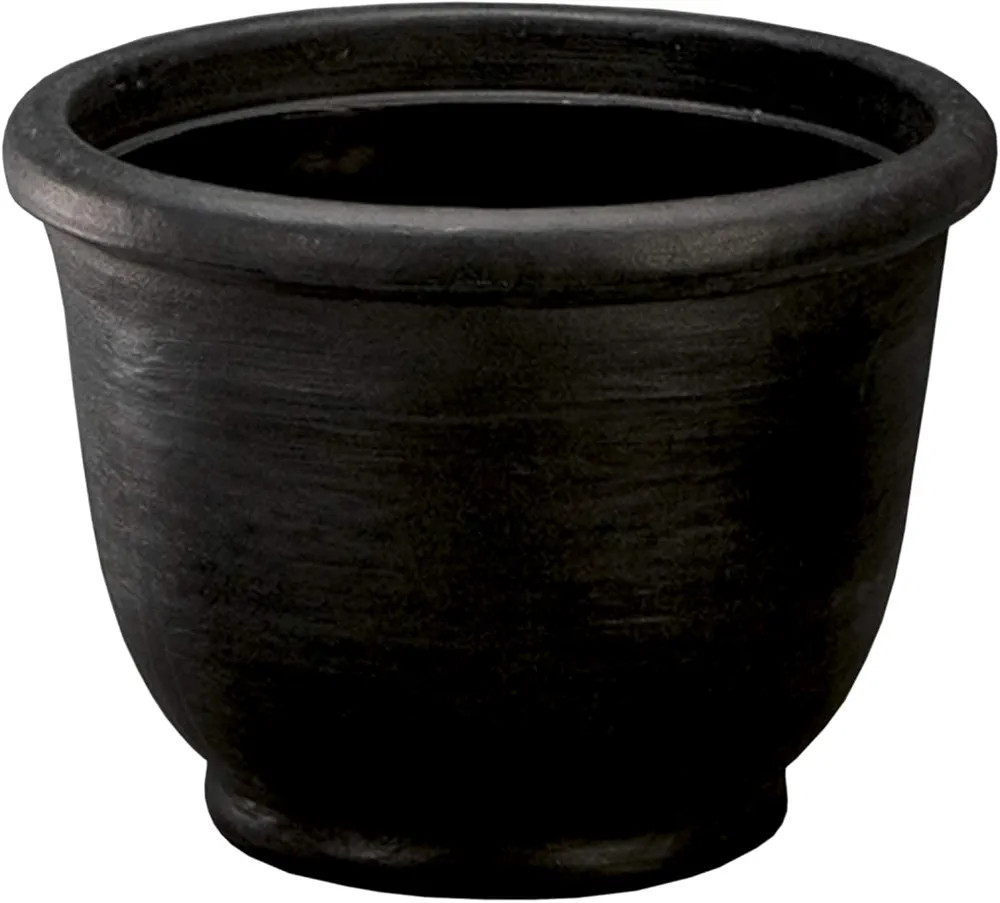 Crescent Garden Agave Planter, Charming Old-World Plant Pot, 14-Inch (Caviar Black) | Amazon (US)