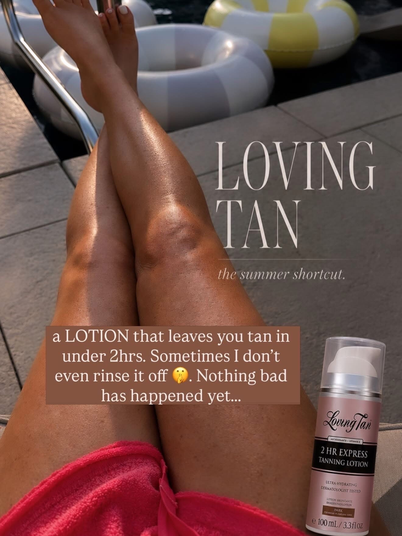 I use dark and love it’s a LOTION! I sometimes don’t even rinse it and it’s QUICK color! I do have some base from FL but it’s great for a summer shortcut! ☀️
Shorts I’m in small

Summer beauty. Self tanner. Lotion. Shorts.

#LTKActive #LTKBeauty #LTKgrwm