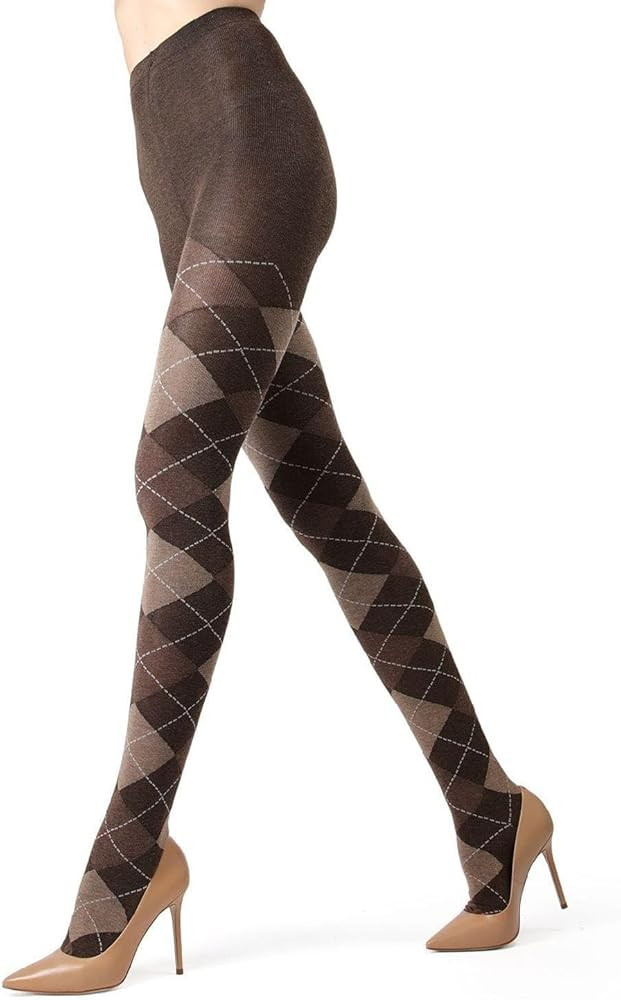 MeMoi Classic Argyle Cotton Tights for Women, Cozy and Stlylish Patterned Sweater Tights - Sizes ... | Amazon (US)