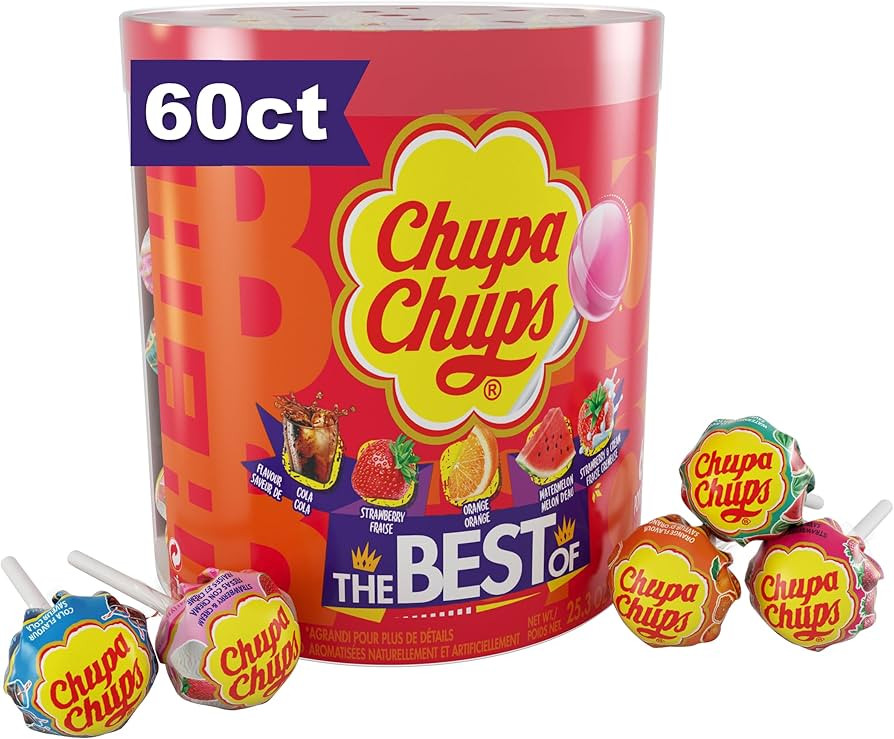 Chupa Chups - 'Best Of' Lollipops Drum Display - 60 Count | Amazon (CA)