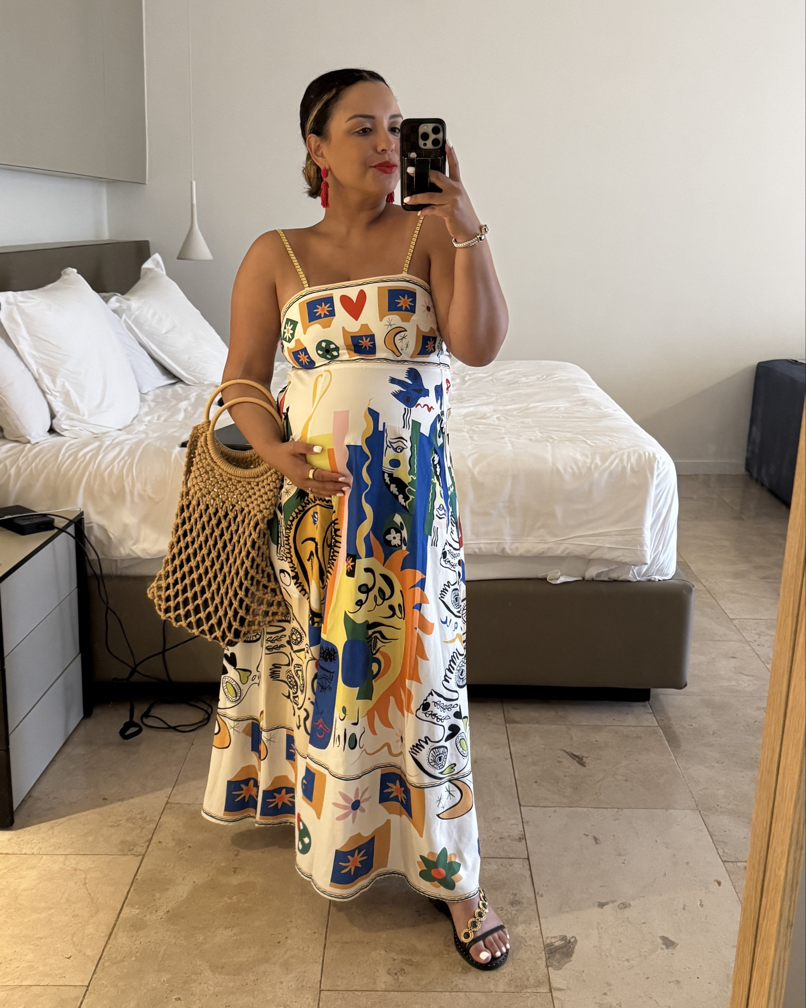 Dinner outfits from mexico! 🇲🇽 entering the third trimester and wearing dresses until the foreseeable future 😆 

#LTKBump #LTKTravel #LTKFamily