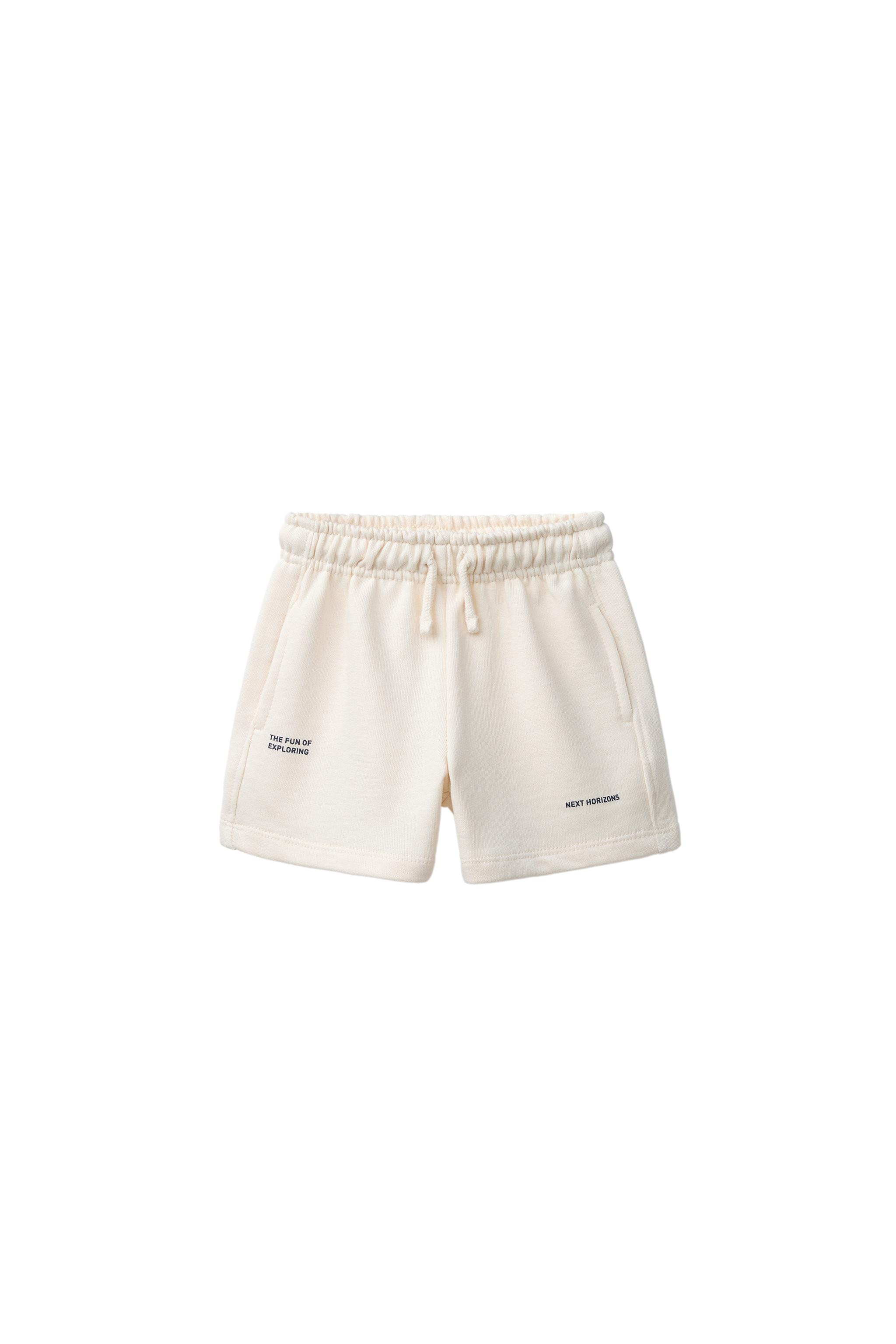 TEXT PRINT BERMUDA SHORTS | Zara UK