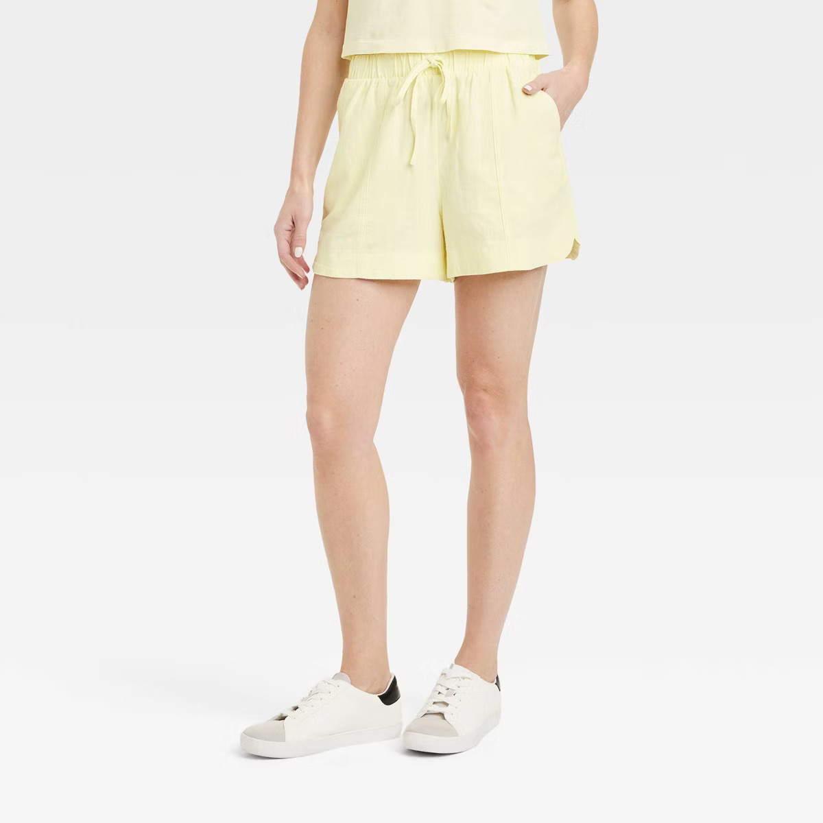 Women's High-Rise Linen Pull-On Shorts - Universal Thread™ | Target