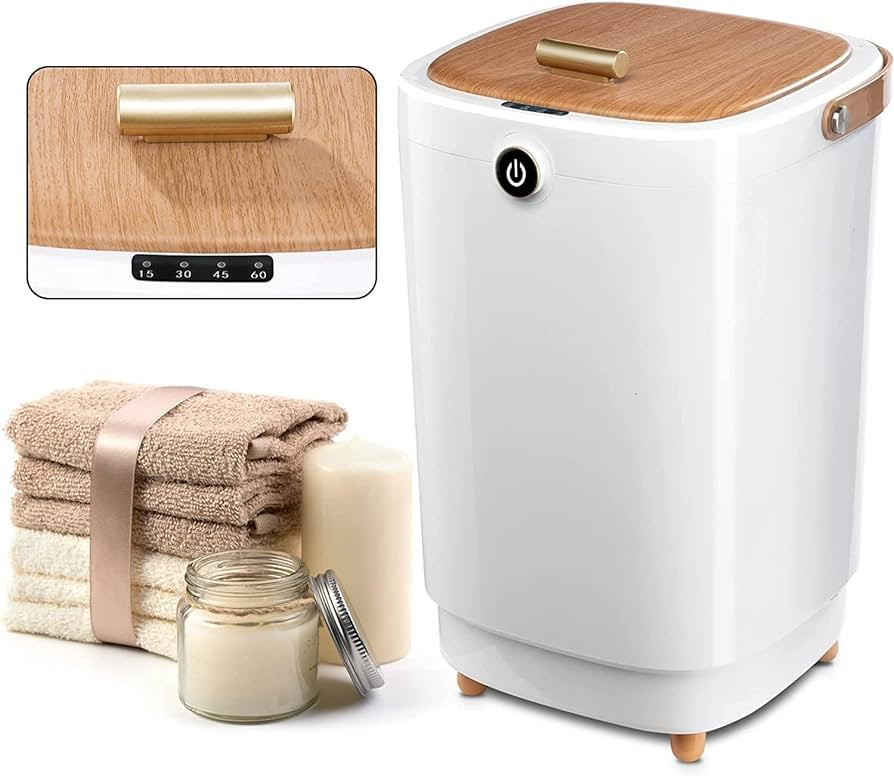 Large Towel Warmers for Bathroom,Luxury Portable Bucket Towel Warmer Fits Up to Two 70"X80" Overs... | Amazon (US)