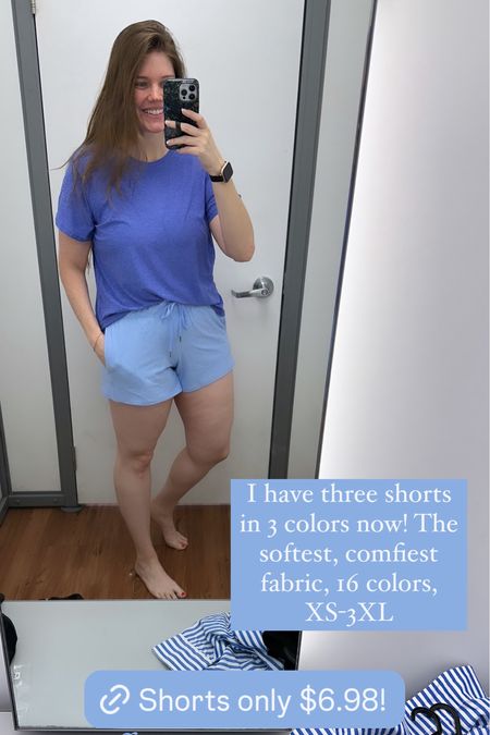 Cute, comfy shorts! These are under $7! Size XS-3XL, 16 colors, run true to size, and I love the pockets. Shirt is also only $6.98!
.............
Workout outfit fitness outfit workout look lululemon dupe Alo dupe alo yoga dupe vuori dupe vuori dupes vuori shorts alo shorts lululemon shorts Walmart finds Walmart new arrivals buttery soft shorts midsize shorts plus size shorts casual look travel look casual outfit gym look shorts under $10 shorts under $20 workout shirt colorful workout look monochrome outfit monochrome look summer trends summer outfit 

#LTKFitness #LTKMidsize #LTKActive
